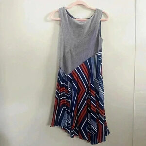 Anthropologie Maeve mixed print dress XS